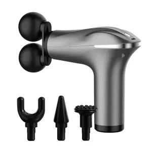 저소음 BLDC모터 듀얼 전동 마사지건 전동건 전동마사지건 안마기 마사지기