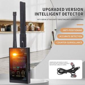 2025 적외선 스캐너(LCD RF 신호 감지 ) GPS 미니 무선 카메라 감지기 이어폰