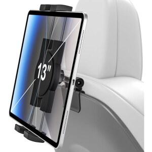 테슬라 모델 Y 3 S X 태블릿 헤드레스트 홀더 - iPad Pro 12.9, Air, Mini, iPhone, 갤럭시 탭, Z 폴드, Fire HD, 스위치, 4.7-13