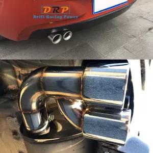 호환  1 듀얼 배기 팁 F20 118i 120i 116i 1 시리즈 스테인레스 스틸 트윈 배기 파이프 머플러 팁 테일 파