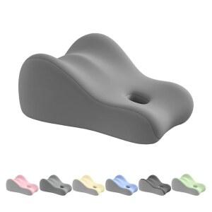 YFZD3087 라텍스 컴포트 베개 | 임신, 휴식 및 커플을 위한 지지 쿠션 세탁 가능한 커버 그레이가 있는 다용도 수면 라운지