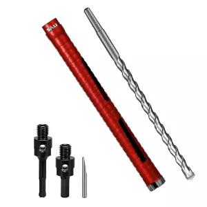 SALI 다이아몬드 코어 드릴 비트 1 직경 10 /254mm 깊이 5/8-11 벽돌 블록 조적을 사용한 경화 콘크리트용