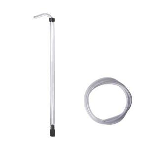 패스트트랙 3/8인치 자동 8피트 호스 시폰 키트, 맥주 또는 와인용 BPA 프리 플라스틱 튜브, 카보이 병 채우기, 투명