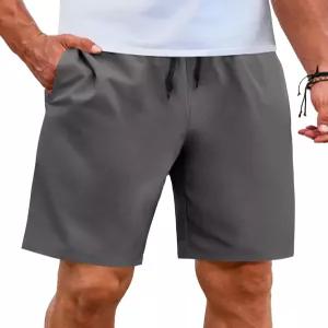 COOFANDY 남성 캐주얼 반바지 엘라스틱 허리 드로스트링 경량 여름 해변