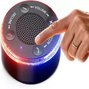 플러그인 휴대폰 스피커 앰프 큰 벨소리 LED 깜박임 알림 버튼 및 원터치 통화 응답 기능이 있는 외부 링거