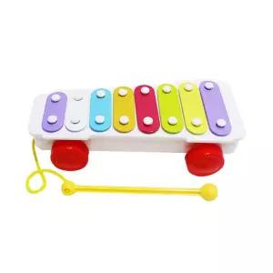 걸음마 아기 풀어롱 바퀴 실로폰 감각발달 선물 유아완구 놀이방