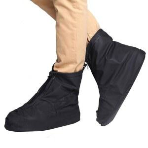 세픽빈 방수 신발 커버, 지퍼가 달린 재사용 가능한 접이식 미끄럼 방지 바닥 오버슈즈, 비와 진흙 속을 걷는 가드닝 사이클링 낚시를 위한 건조 유지