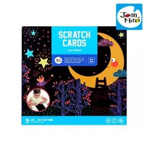 어린이 달나라 상상력 스크래치로 표현하기 아트보드 창의미술