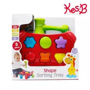 도형퍼즐 유아 감각자극 칼라풀 망치놀이 창의력 이모선물 교구