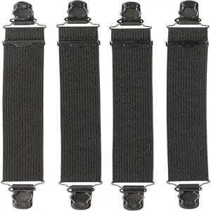 로스코 블랙 밀리터리 4피스 스트레이트 셔츠 스테이