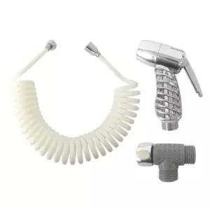 양변기 청소용 다용도 코일 청소건 세트 스프레이건 코일호스 베란다 샤워기 수도꼭지 꼬부리