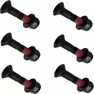 Anyhut 6 PCS 스프로켓 볼트 및 너트 키트 오토바이 체인 더트 바이크 야마하 크루심 125 킴코 엑스팅