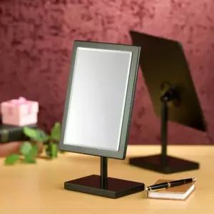 ST-456 우드탁상거울 화이트 블랙 탁상거울 우드거울 거울 콤팩트거울 확대거울 손거울 원형거울 사각거울