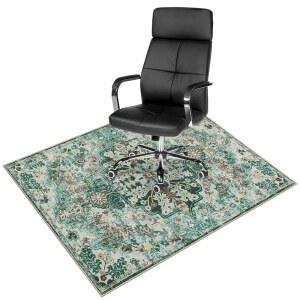 하드우드 플로어용 아니다로엘 의자 매트, 하드 48인치 x60인치 책상 롤링 의자용 언더 데스크 러그, 컴퓨터 게이밍 로우 파일 카펫 보호