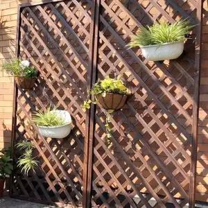 목재 단독주택 난간 데크 격자 펜스 가림막 담벼락 기둥 휀스 전원주택 테