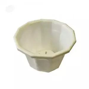 홈가드닝 5호 12각 플라스틱 화분 배수홀 다육 허브 꽃 모종 이식 재배 용기