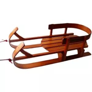 나무 썰매 겨울철 끌어주는썰매 아이스 전통 매트 눈 나무색 보드 월넛