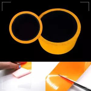 야광테이프 빛반사테이프 발광테이프 축광시트 안전테이프 밤에물건찾기 5cmx5m 대형 주황 GWB91ED1