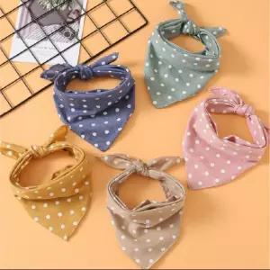 땡땡이 손수건 스카프여름 머리띠 등산 손수건