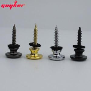 기타 or 베이스용 GUYKER 스트랩 락 버튼 1개 세트 크롬/블랙/골드/스모키 컬러