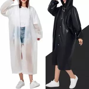 EVA 패션 레인코트 다회용 남녀공용 우비 비옷 아동 등산 캠핑 낚시 배달 다용도