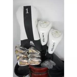 여성 고반발 마루망 골드 드라이버,우드,유티리티 기가 아이언 조합 풀세트 캐디백 포함