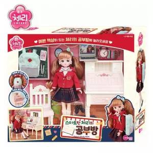 스마트한 체리 의 공부방 책상 교복 학생 인형 장난감