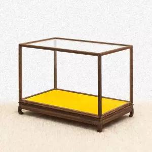 유리 보물 보관함 박물관 디스플레이 투명 케이스 03.18x18x23cm 공예품 골동품