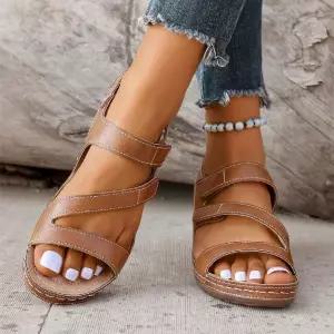 스파이더맨 여사친 오픈토 샌들 웨지 웨지힐 빅사이즈 OPH5