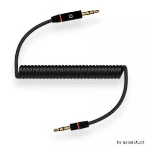 노트북 AUX PB 차량용 스마트폰 헤드폰 코일방식 케이블