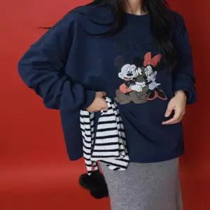 세군다 여자 맨투맨 티셔츠 프리스타일 편한 캐릭터 프린트 케이프 DOS1