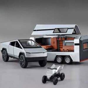 사이버트럭 모형 카라반 트레일러 다이