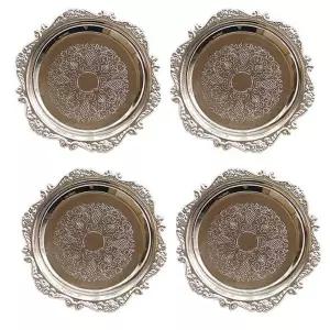 네이처스 파머 유럽풍 엔틱 티코스터 컵받침 4P [AVP5455]