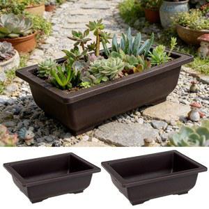 다육식물용 분재 화분 직사각형 식물 정원 트레이 용품 실외