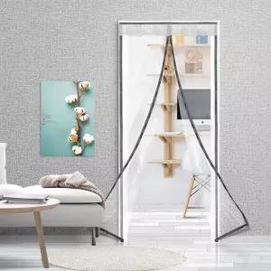 문 보급형 지퍼투명 두꺼운단열 보온 막 외풍차단 베란다커튼 방문용보온