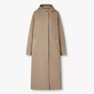 [롯데백화점]톰보이 히든버튼 후드 오버핏 코트 9105411222