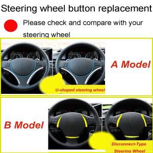 호환 BMW 3 시리즈 X1 E90 E91 E92 E93 E84용 다기능 스티어링 휠 핸들 버튼 제어 스위치 키 커버