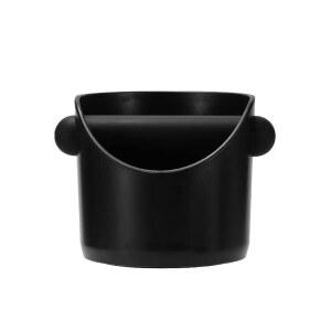 커피 노크 박스, 4.6인치, 바리스타 스타일 에스프레소 그라운드 탈착식 플라스틱 로드, 미끄럼 방지 베이스, 메이커 액세서리(블랙)