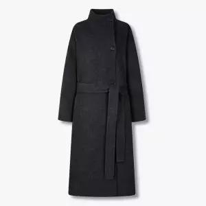 [롯데백화점]톰보이 백 플랩 하이넥 벨티드 코트 9105411221