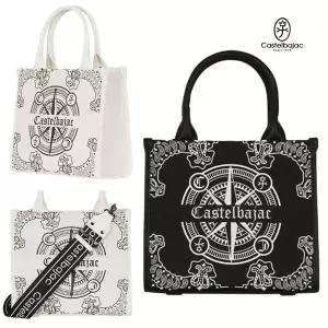 [하프클럽/기타]까스텔바작 골프 여자 블랙라인 피혁 보스턴 겸 파우치 BG-DW