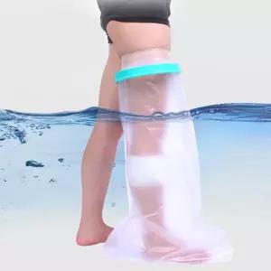 허벅지 통 테이핑 커버 샤워 붕대 반 목욕 링거 다리 깁스 [fEE9093]