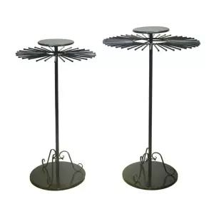 옷가게 스카프 걸이대 백화점 정리 70cm 행거 검은색 판매대 상품 중형