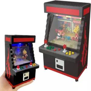 Vziimo 파이터 게임 마이크로 블록 세트 성인 및 청소년용 14+ 빌딩 장난감 팬을 위한 크리에이티브 브릭