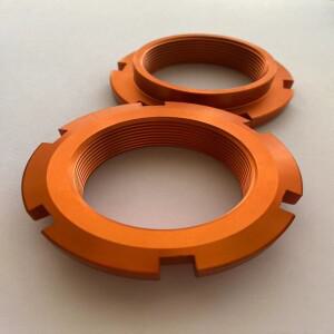 호환 알루미늄 스프링 시트 잠금 너트 M53x2MM 나사  코일 오버  댐퍼  튜닝 충격 흡수