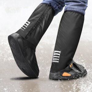 파워스포츠 레인 부츠 커버, 여성용 방수 슈 재사용 가능한 접이식 눈 방지 신발 커버