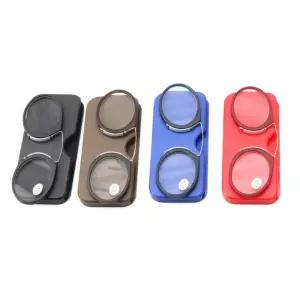 코걸이 돋보기 접이식 초경량 클립 목걸이 어르신 노안안경 독서용 테없는