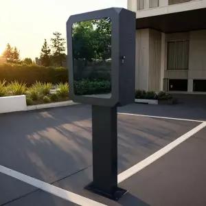 전기차 스탠드 충전기함 거치대 배전함 실내 기둥 보호 전기차충전기함 주택 함 충전기 잠금