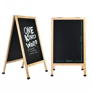 메뉴판 입간판 칠판 배너 간판 카페 미용실 업소용 나무 우드 양면 가게