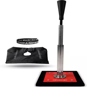 파워넷 프로 소프트볼 야구 배팅 티 25-45인치 조절 가능한 높이 타격 훈련용 유니버설 안정성 향상을 위한