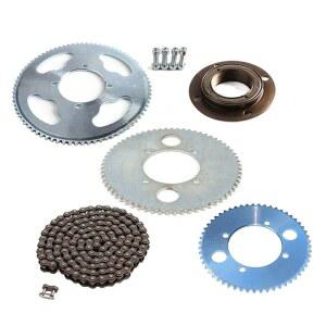 25H 158L 체인 55T 65T 래칫 자전거 스쿠터 KART GO 후방 어댑터 프리 전기 기어 스프로킷 80T 미니